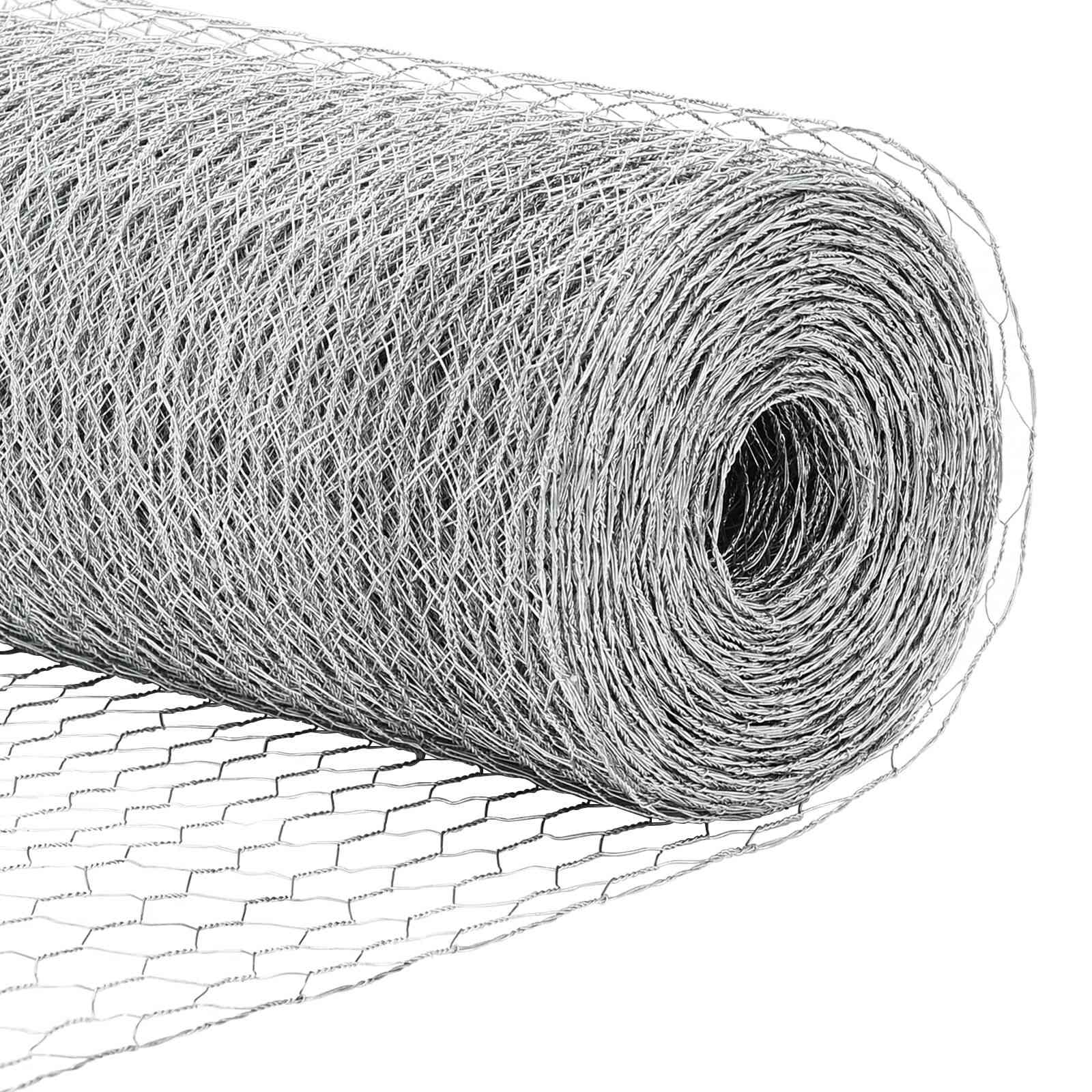 Hexagon Hek Zilver 0,4 x 10 m Gegalvaniseerd staal is nu te koop bij PeponiXL, paradijselijk wonen!