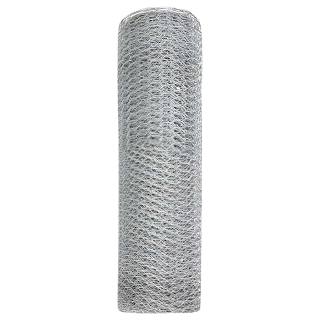 Hexagon Hek Zilver 0,4 x 50 m Gegalvaniseerd staal is nu te koop bij PeponiXL, paradijselijk wonen!