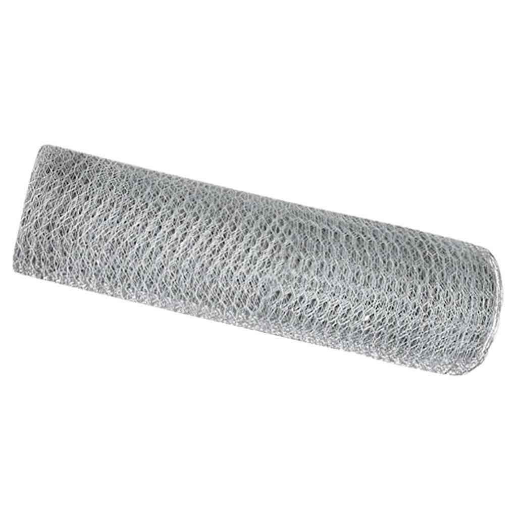 Hexagon Hek Zilver 0,5 x 50 m Gegalvaniseerd staal is nu te koop bij PeponiXL, paradijselijk wonen!