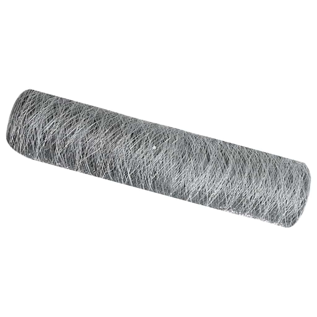 Hexagon Hek Zilver 0,6 x 50 m Gegalvaniseerd staal is nu te koop bij PeponiXL, paradijselijk wonen!