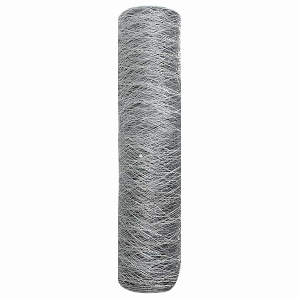 Hexagon Hek Zilver 0,6 x 50 m Gegalvaniseerd staal is nu te koop bij PeponiXL, paradijselijk wonen!