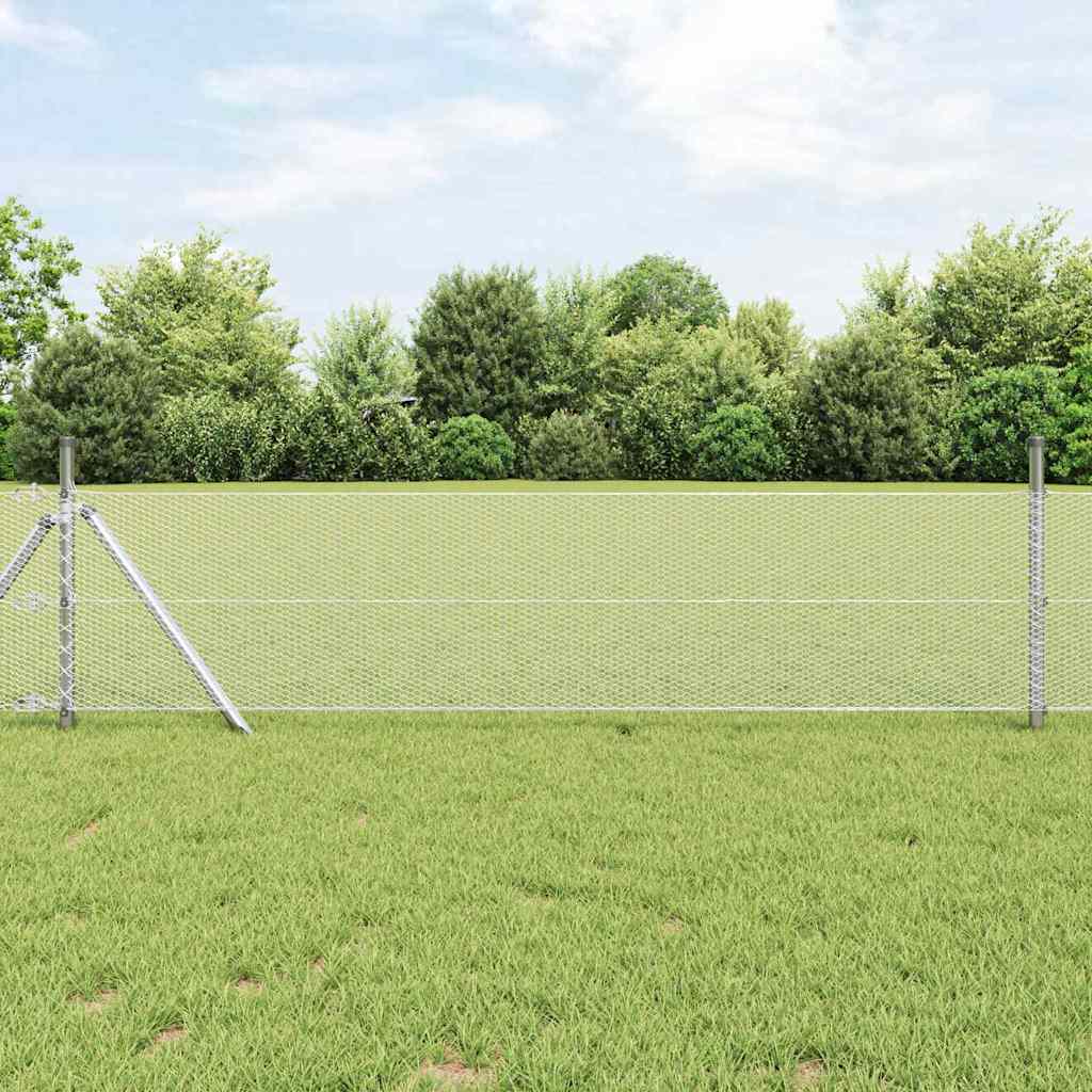 Hexagon Hek Zilver 0,8 x 50 m Gegalvaniseerd staal is nu te koop bij PeponiXL, paradijselijk wonen!