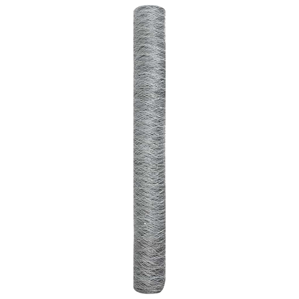 Hexagon Hek Zilver 1 x 50 m Gegalvaniseerd staal is nu te koop bij PeponiXL, paradijselijk wonen!