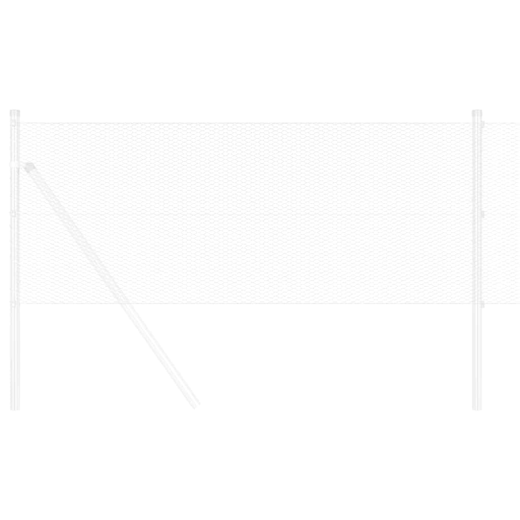 Hexagon Hek Zilver 0,4 x 100 m Gegalvaniseerd staal is nu te koop bij PeponiXL, paradijselijk wonen!