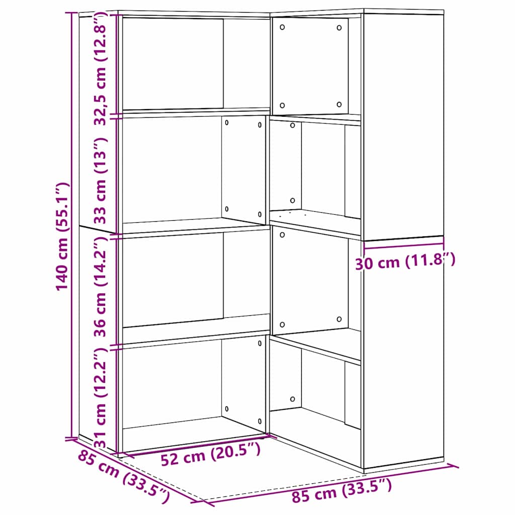 Kledingkast 2 pcs Zwart Eiken 85 x 85 x 140 cm Bewerkt hout is nu te koop bij PeponiXL, paradijselijk wonen!
