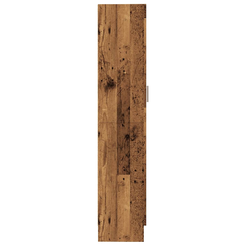 Boekenkast 82,5x30,5x150 cm bewerkt hout oud houtkleurig is nu te koop bij PeponiXL, paradijselijk wonen!