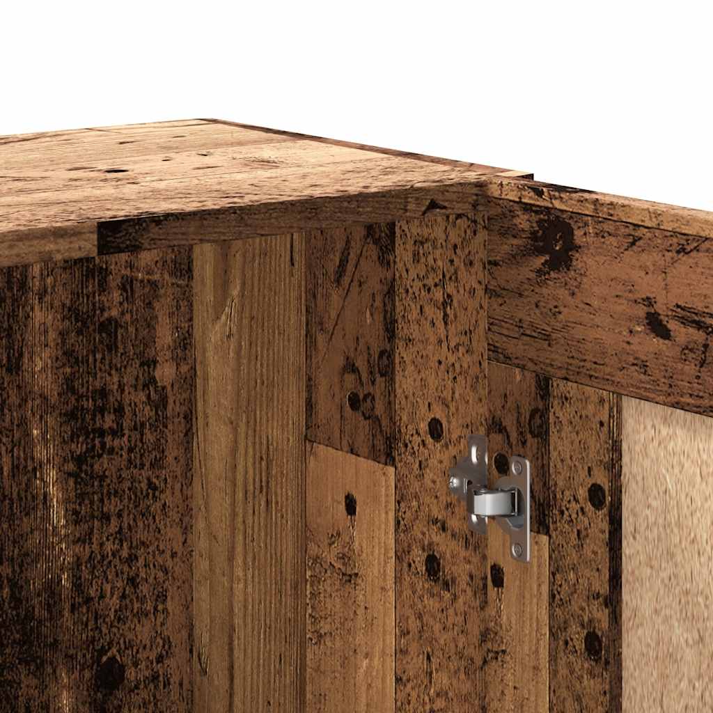 Boekenkast 82,5x30,5x150 cm bewerkt hout oud houtkleurig is nu te koop bij PeponiXL, paradijselijk wonen!