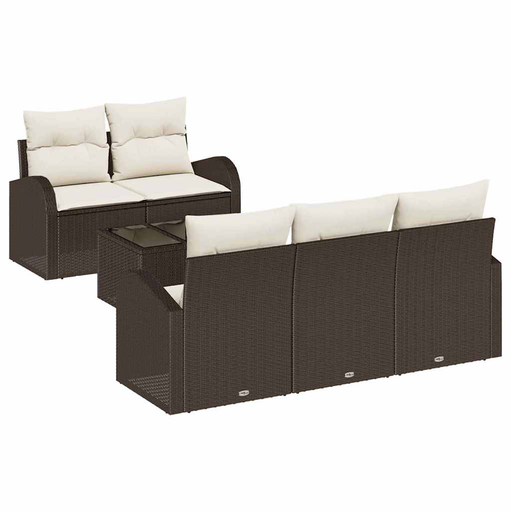 Tuin Sofa Set Bruin 55 x 55 x 37 cm poly rattan is nu te koop bij PeponiXL, paradijselijk wonen!
