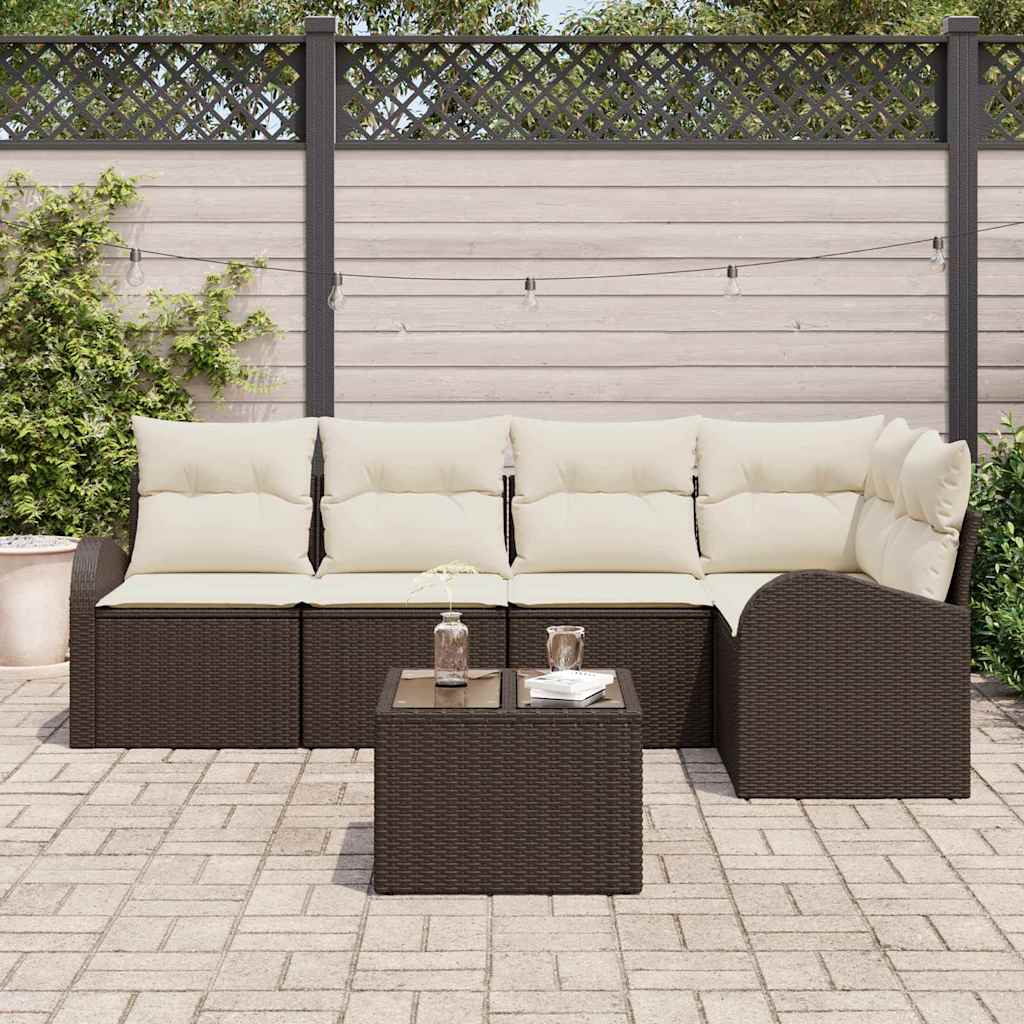 Bankstel met kussen Bruin Polyester is nu te koop bij PeponiXL, paradijselijk wonen!