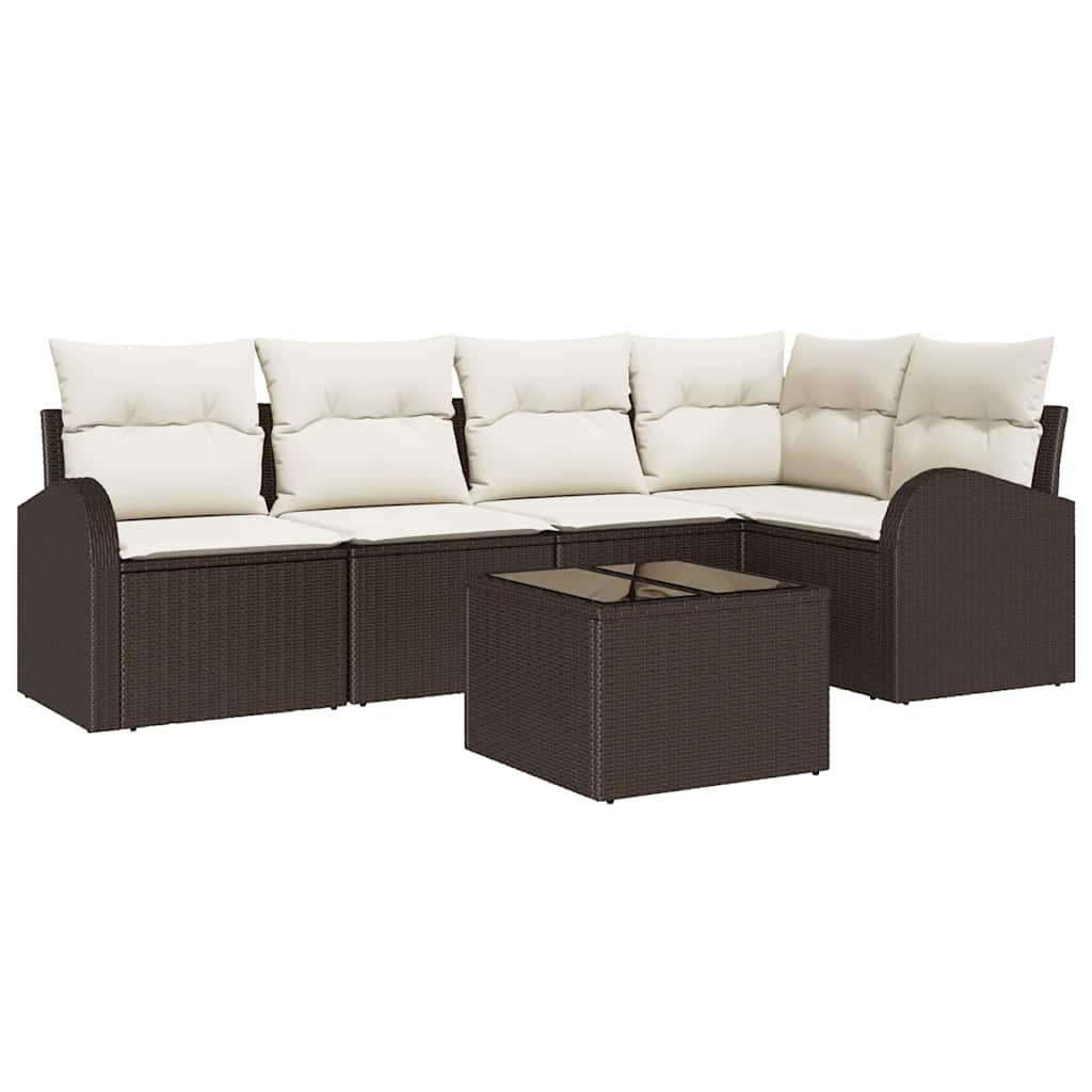 Bankstel met kussen Bruin Polyester is nu te koop bij PeponiXL, paradijselijk wonen!