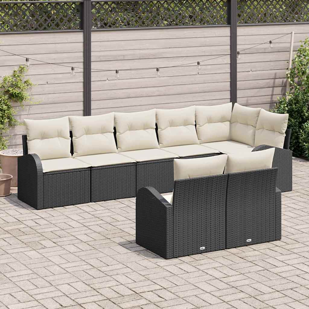 Tuin Sofa Set 8 pcs poly rattan is nu te koop bij PeponiXL, paradijselijk wonen!