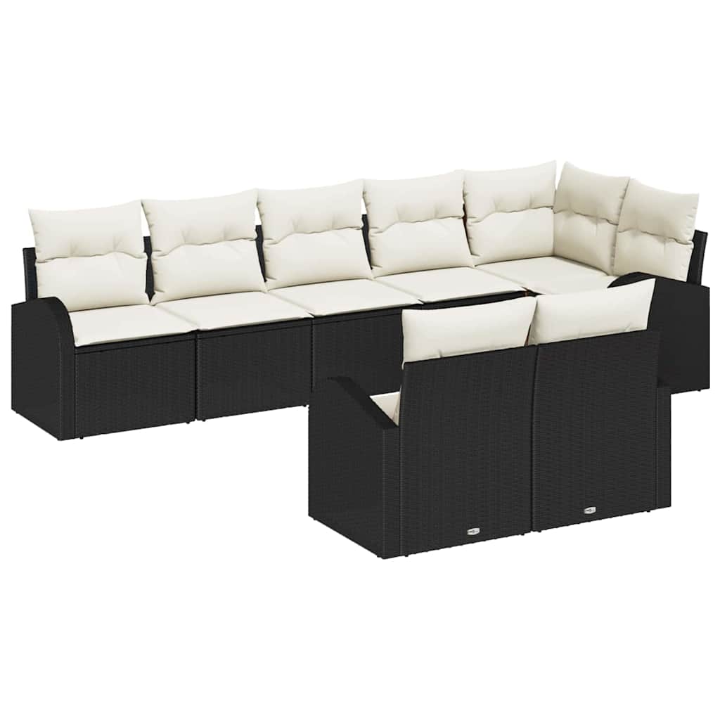 Tuin Sofa Set 8 pcs poly rattan is nu te koop bij PeponiXL, paradijselijk wonen!