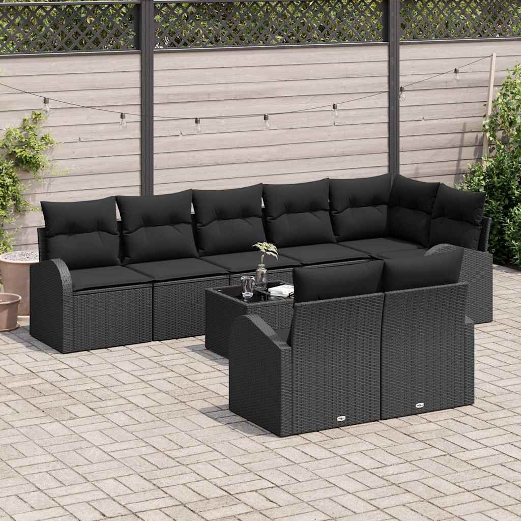 Tuin Sofa Set 9 pcs poly rattan is nu te koop bij PeponiXL, paradijselijk wonen!