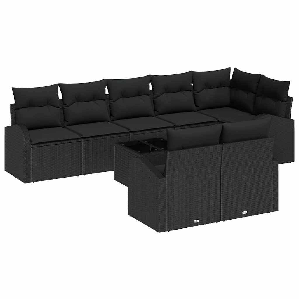 Tuin Sofa Set 9 pcs poly rattan is nu te koop bij PeponiXL, paradijselijk wonen!