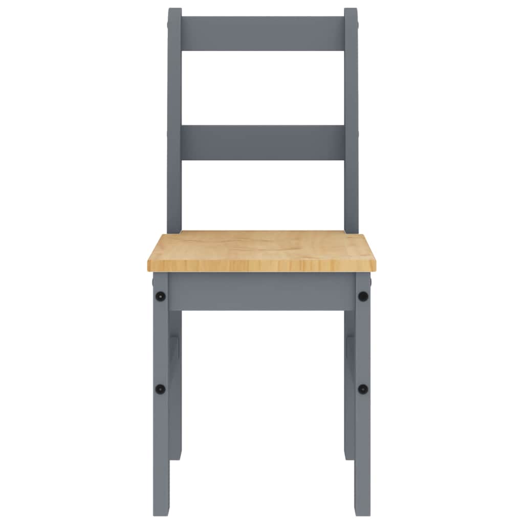 5-delige Eetset Panama massief grenenhout grijs is nu te koop bij PeponiXL, paradijselijk wonen!