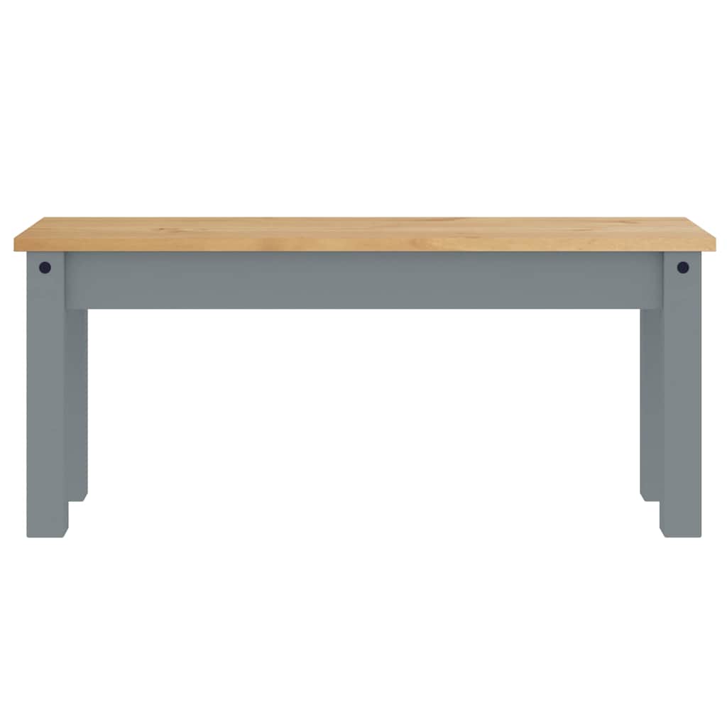 4-delige Eetset Panama massief grenenhout grijs is nu te koop bij PeponiXL, paradijselijk wonen!