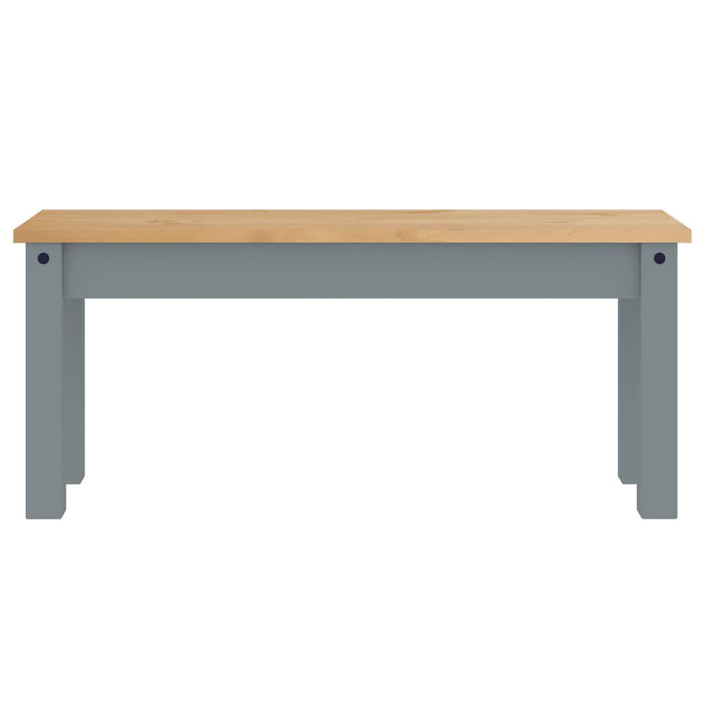 4-delige Eetset Panama massief grenenhout grijs is nu te koop bij PeponiXL, paradijselijk wonen!