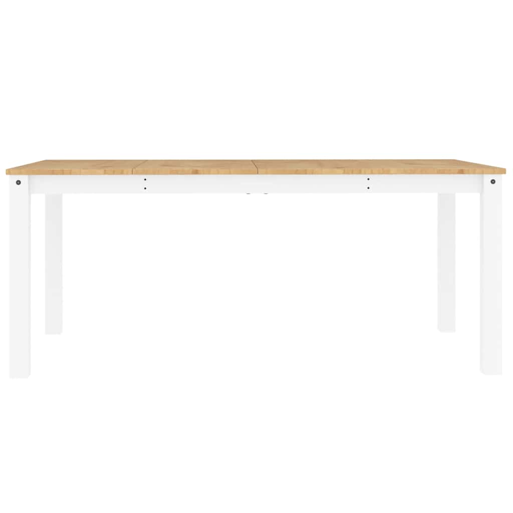 7-delige Eethoek Panama massief grenenhout wit is nu te koop bij PeponiXL, paradijselijk wonen!