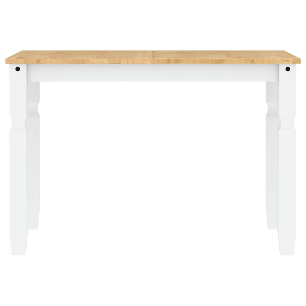 5-delige Eethoek Panama massief grenenhout wit is nu te koop bij PeponiXL, paradijselijk wonen!