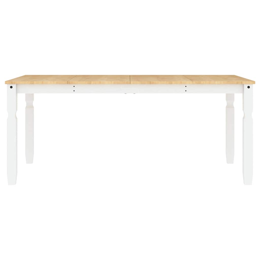 7-delige Eethoek Panama massief grenenhout wit is nu te koop bij PeponiXL, paradijselijk wonen!