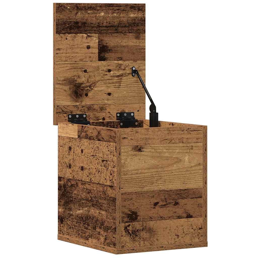 Opslagdoos met opslag Oud Hout 30 x 35 x 35 cm Bewerkt hout is nu te koop bij PeponiXL, paradijselijk wonen!
