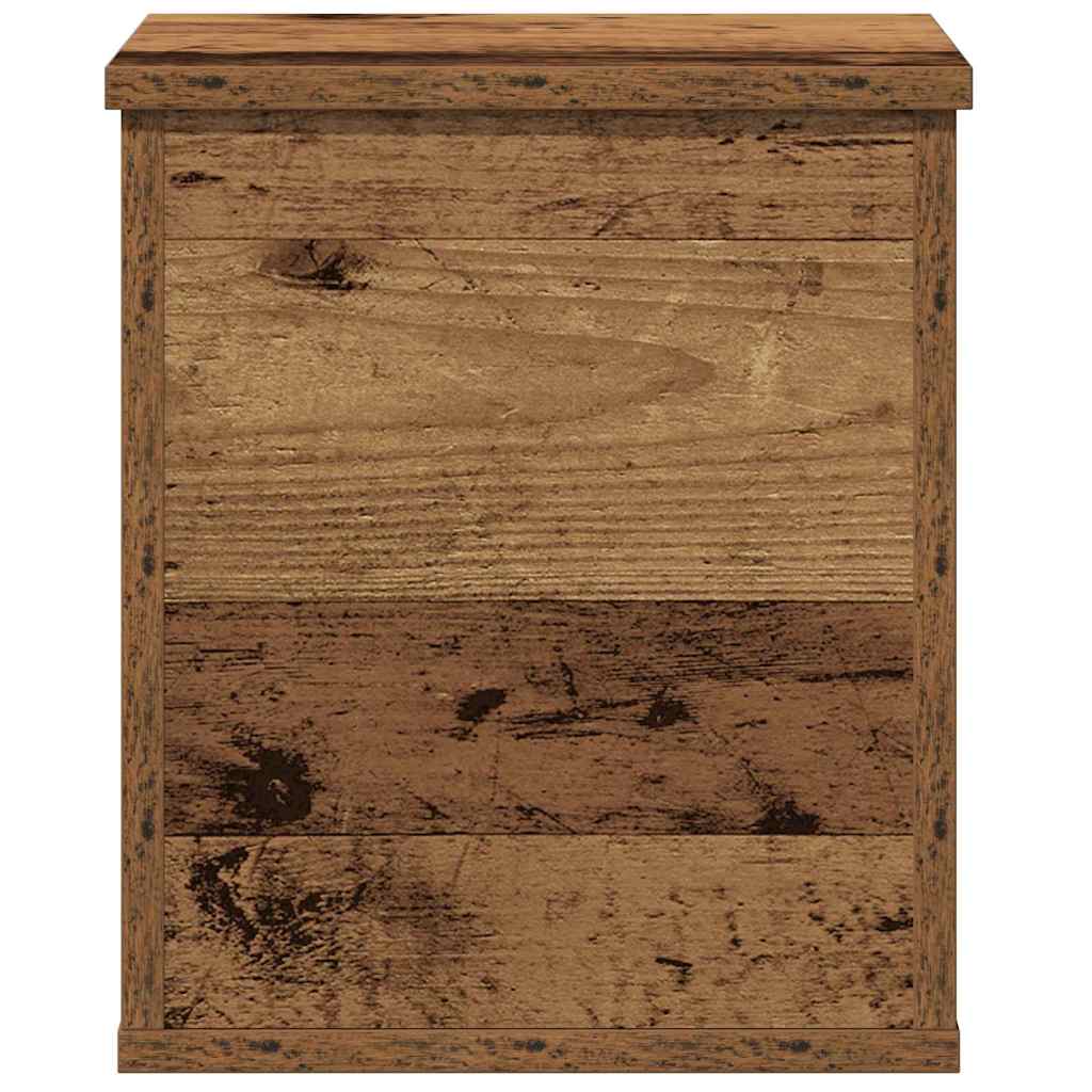 Opslagdoos met opslag Oud Hout 30 x 35 x 35 cm Bewerkt hout is nu te koop bij PeponiXL, paradijselijk wonen!