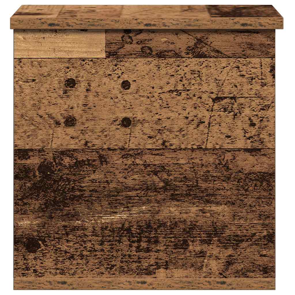 Opslagdoos met opslag Oud Hout 30 x 35 x 35 cm Bewerkt hout is nu te koop bij PeponiXL, paradijselijk wonen!