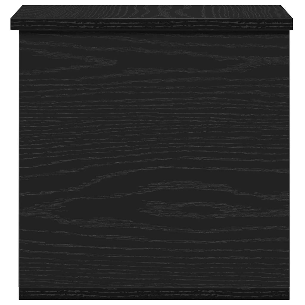 Opslagdoos met opslag Zwart Eiken 30 x 35 x 35 cm Bewerkt hout is nu te koop bij PeponiXL, paradijselijk wonen!