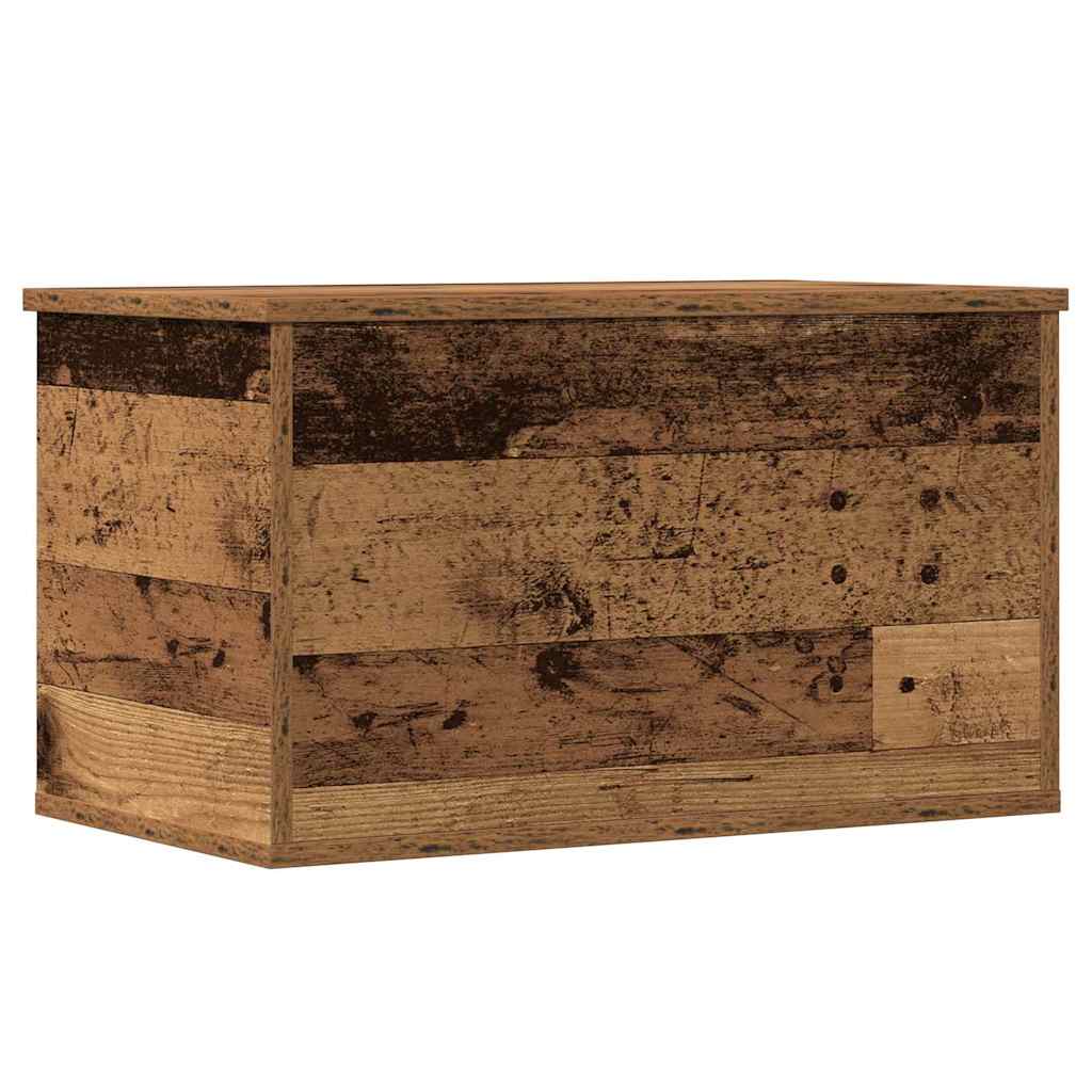 Opslagdoos met opslag Oud Hout 60 x 35 x 35 cm Bewerkt hout is nu te koop bij PeponiXL, paradijselijk wonen!
