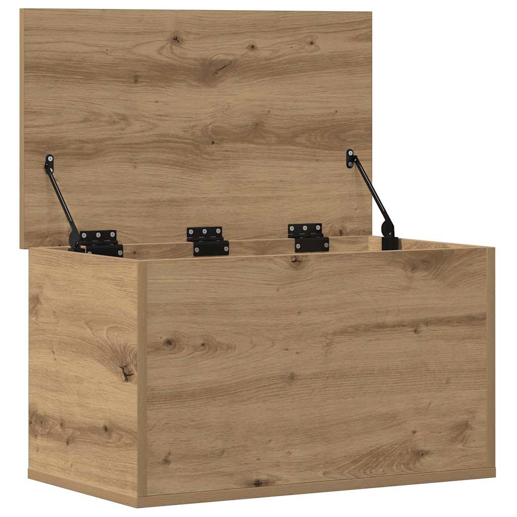 Opslagdoos Artisan Eiken 60 x 35 x 35 cm Bewerkt hout is nu te koop bij PeponiXL, paradijselijk wonen!