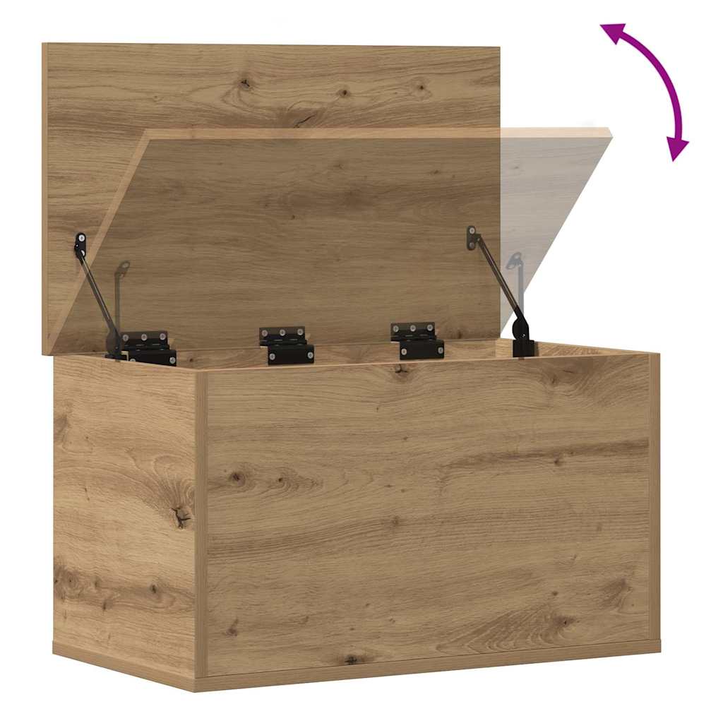 Opslagdoos Artisan Eiken 60 x 35 x 35 cm Bewerkt hout is nu te koop bij PeponiXL, paradijselijk wonen!