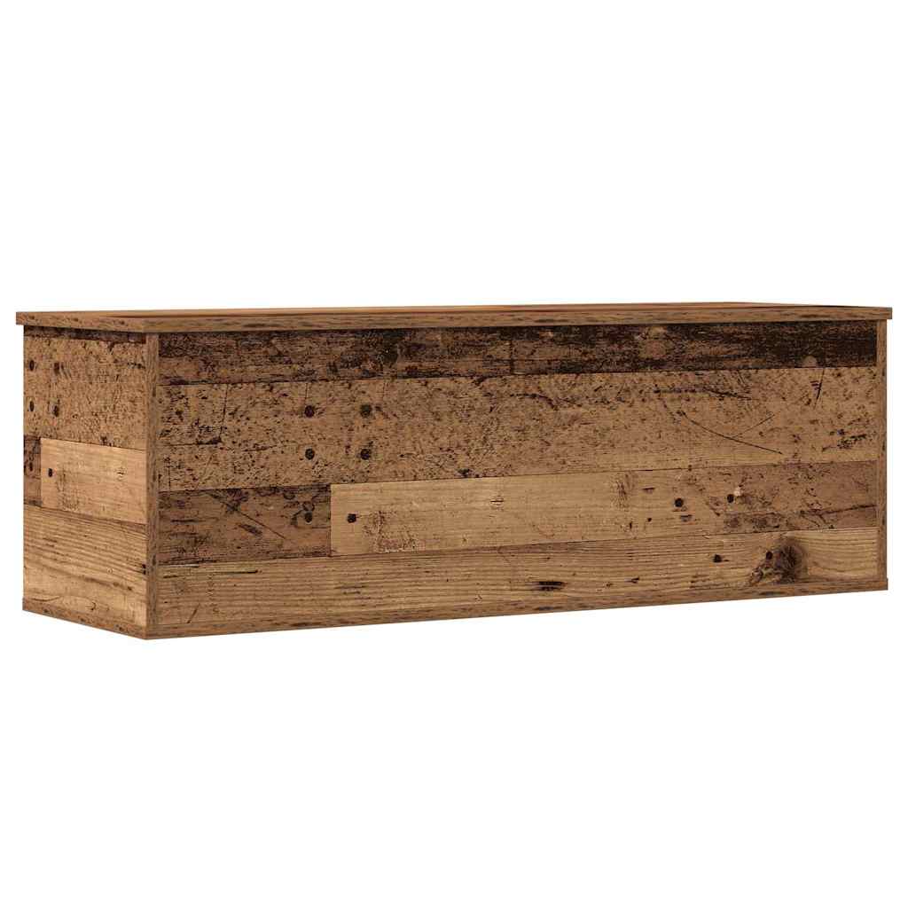 Opslagdoos met opslag Oud Hout 102 x 35 x 35 cm Bewerkt hout is nu te koop bij PeponiXL, paradijselijk wonen!