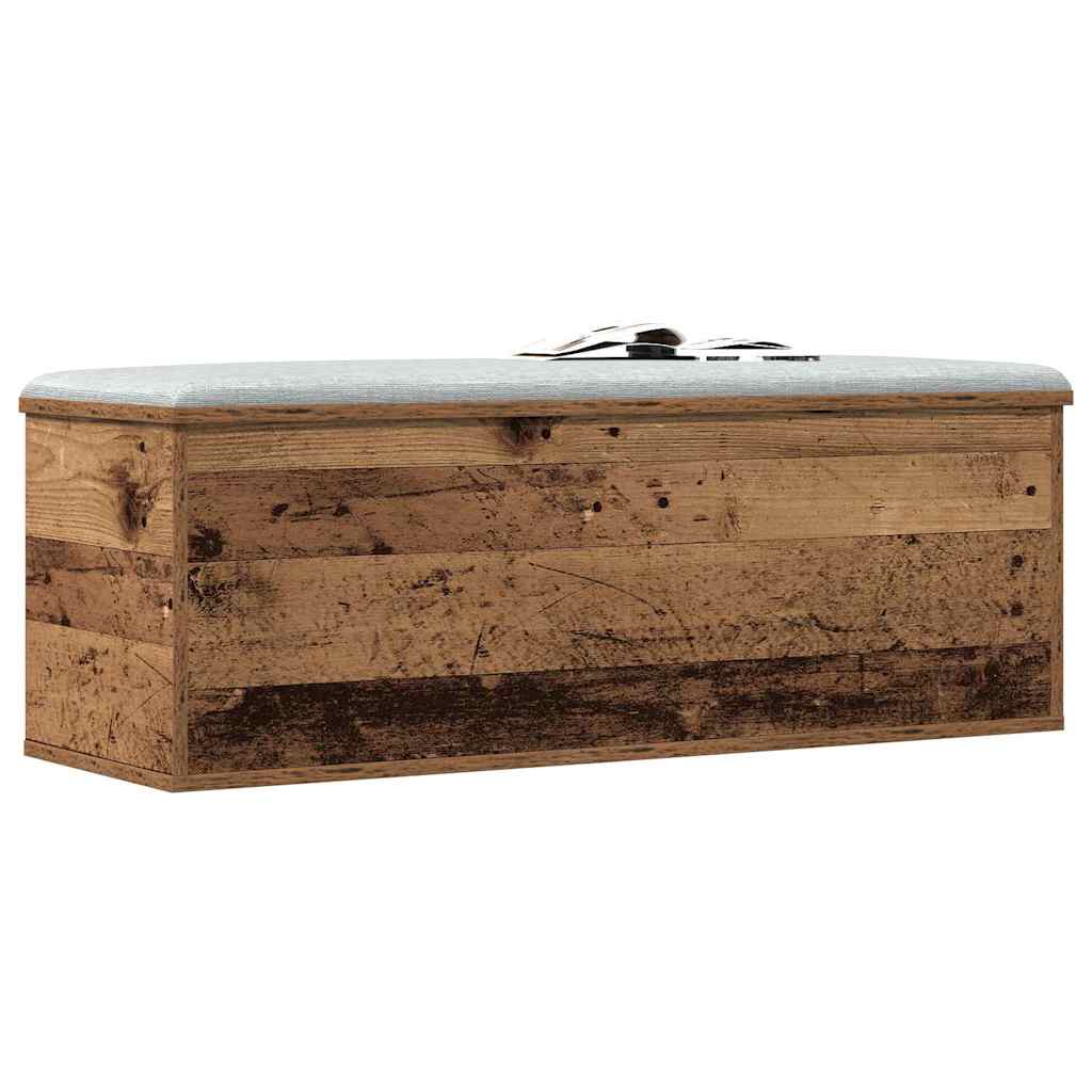 Opslagdoos met opslag Oud Hout 102 x 35 x 35 cm Bewerkt hout is nu te koop bij PeponiXL, paradijselijk wonen!