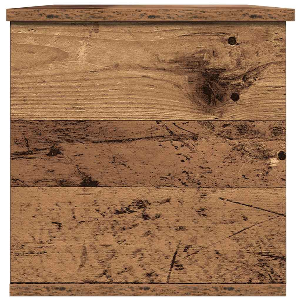 Opslagdoos met opslag Oud Hout 102 x 35 x 35 cm Bewerkt hout is nu te koop bij PeponiXL, paradijselijk wonen!