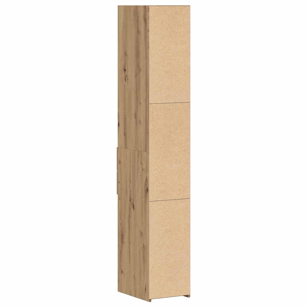 Boekenkast met lade Artisan Eiken 30 x 42.4 x 185.2 cm is nu te koop bij PeponiXL, paradijselijk wonen!