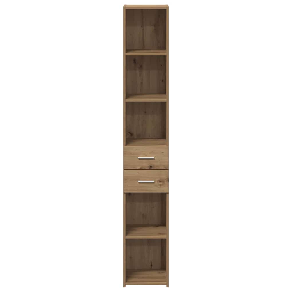 Boekenkast met lade Artisan Eiken 30 x 42.4 x 185.2 cm is nu te koop bij PeponiXL, paradijselijk wonen!