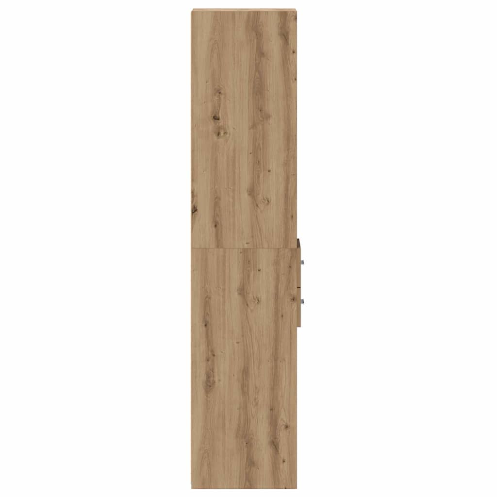 Boekenkast met lade Artisan Eiken 30 x 42.4 x 185.2 cm is nu te koop bij PeponiXL, paradijselijk wonen!