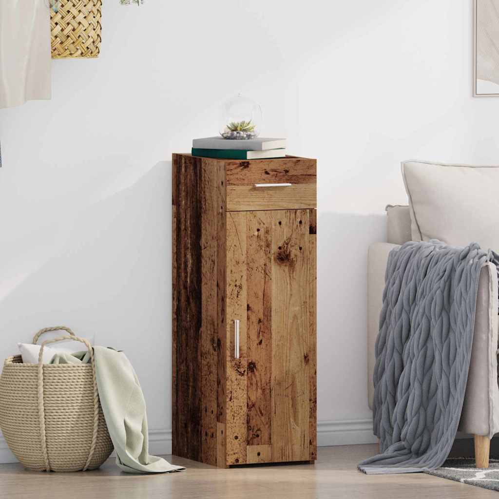 Dressoir met lade Oudhout 30 x 42,5 x 93 cm is nu te koop bij PeponiXL, paradijselijk wonen!