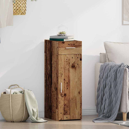 Dressoir met lade Oudhout 30 x 42,5 x 93 cm is nu te koop bij PeponiXL, paradijselijk wonen!