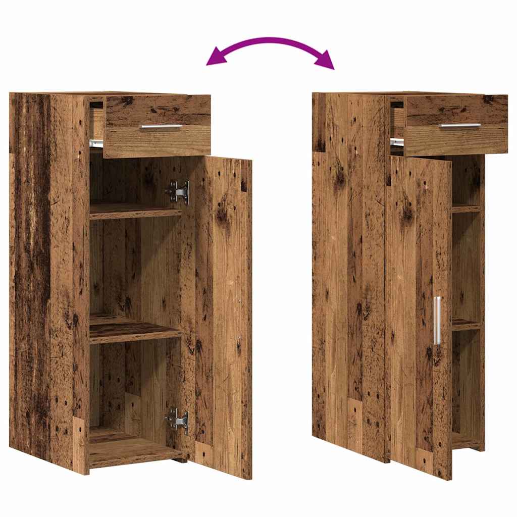 Dressoir met lade Oudhout 30 x 42,5 x 93 cm is nu te koop bij PeponiXL, paradijselijk wonen!