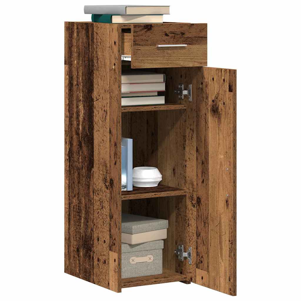 Dressoir met lade Oudhout 30 x 42,5 x 93 cm is nu te koop bij PeponiXL, paradijselijk wonen!