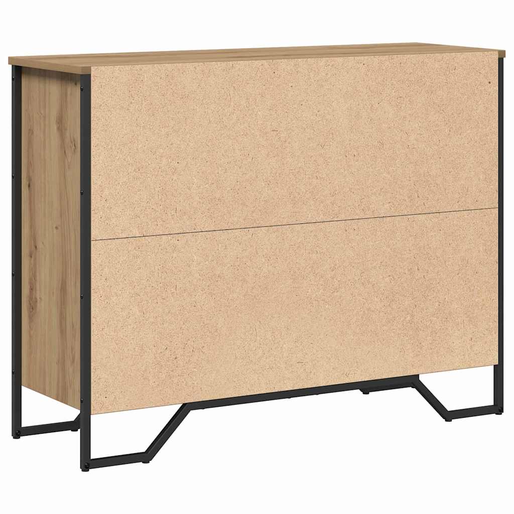 Dressoir met lade Artisan Eiken 97 x 32,5 x 74,5 cm is nu te koop bij PeponiXL, paradijselijk wonen!