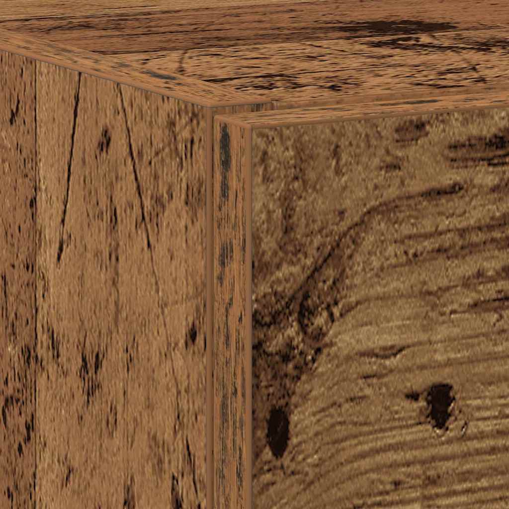 Badkamer Kast met lade Oud Hout 40 x 37 x 59 cm Bewerkt hout is nu te koop bij PeponiXL, paradijselijk wonen!