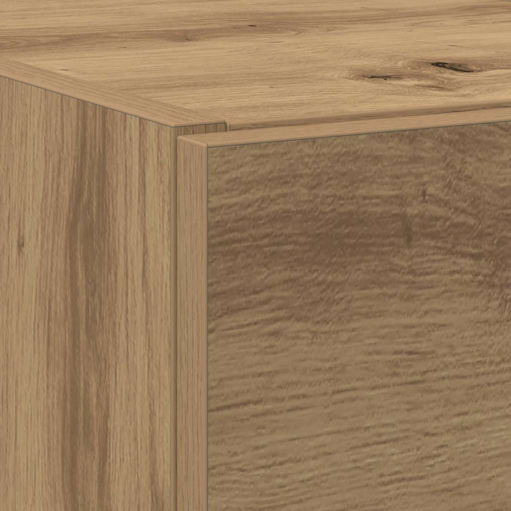 Badkamer Kast Artisan Eiken 59 x 37 x 59 cm Bewerkt hout is nu te koop bij PeponiXL, paradijselijk wonen!