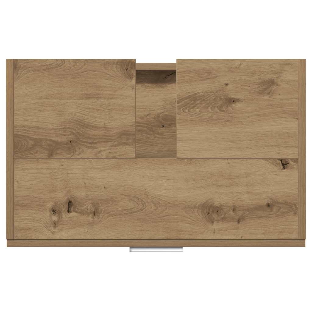 Badkamer Kast Artisan Eiken 59 x 37 x 59 cm Bewerkt hout is nu te koop bij PeponiXL, paradijselijk wonen!