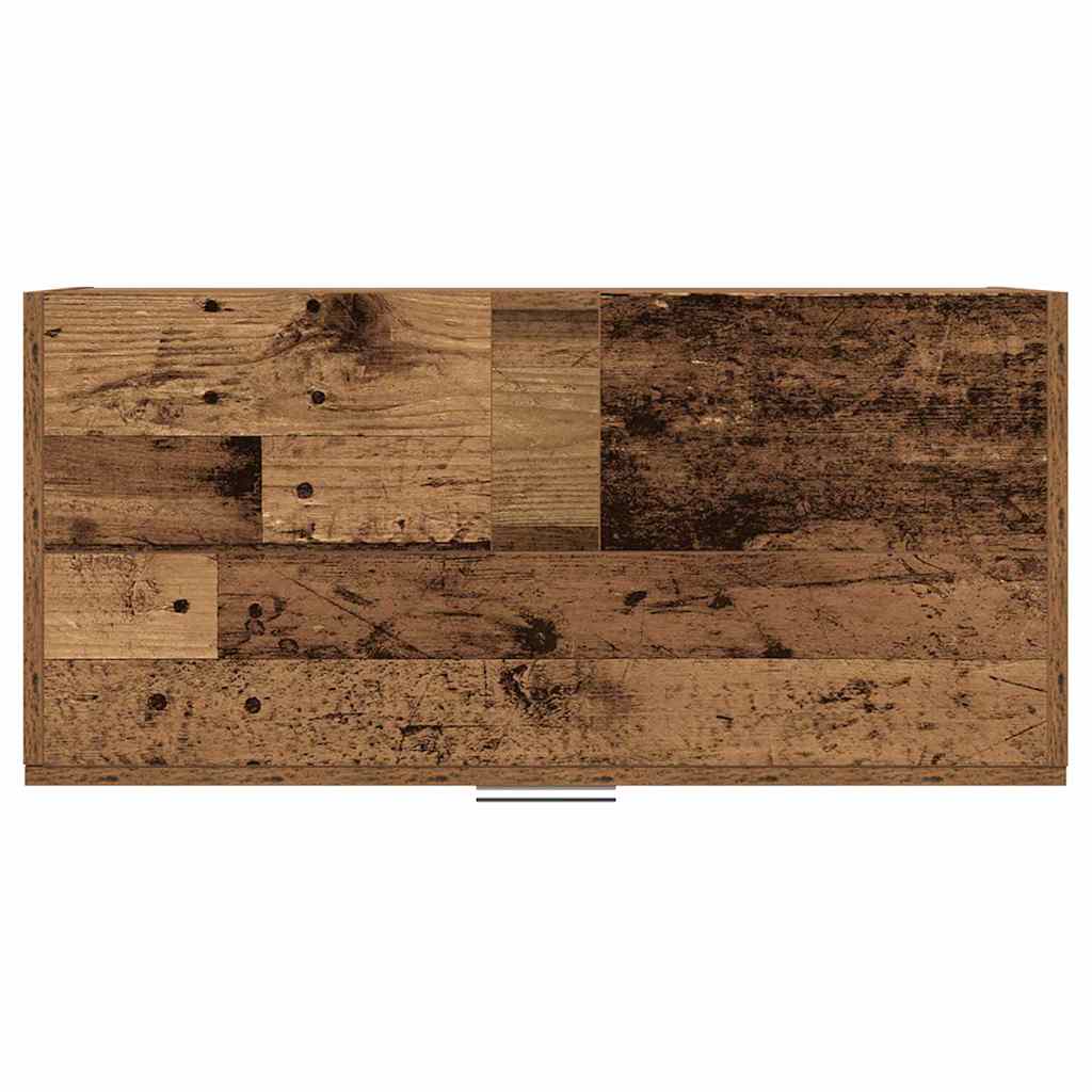 Badkamer Kast met lade Oud Hout 78 x 37 x 59 cm Bewerkt hout is nu te koop bij PeponiXL, paradijselijk wonen!