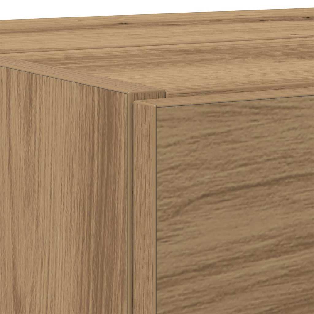 Badkamer Kast Artisan Eiken 78 x 37 x 59 cm Bewerkt hout is nu te koop bij PeponiXL, paradijselijk wonen!