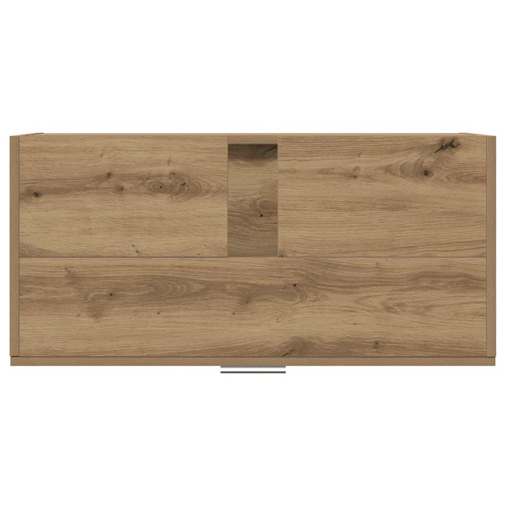 Badkamer Kast Artisan Eiken 78 x 37 x 59 cm Bewerkt hout is nu te koop bij PeponiXL, paradijselijk wonen!
