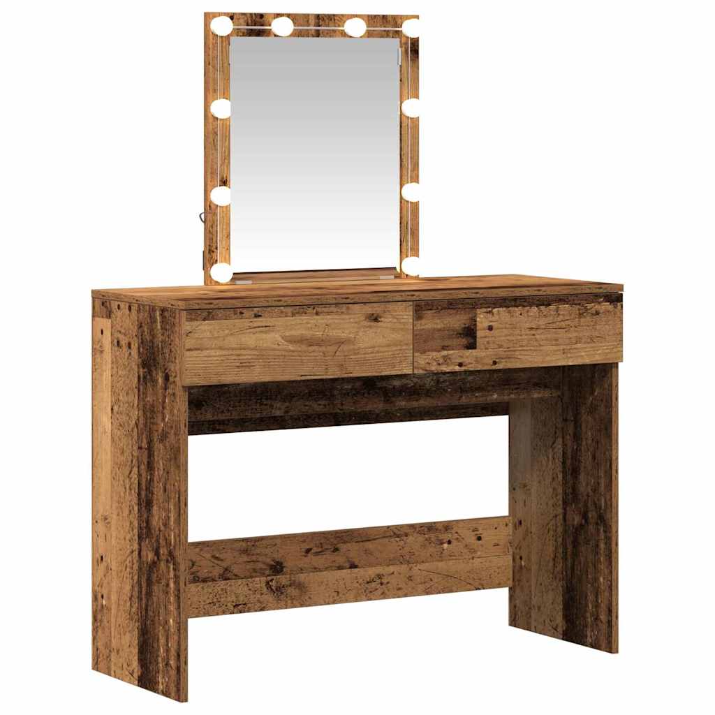 Plafondtafel met lade Oudhout 100 x 40 x 130 cm Bewerkt hout is nu te koop bij PeponiXL, paradijselijk wonen!