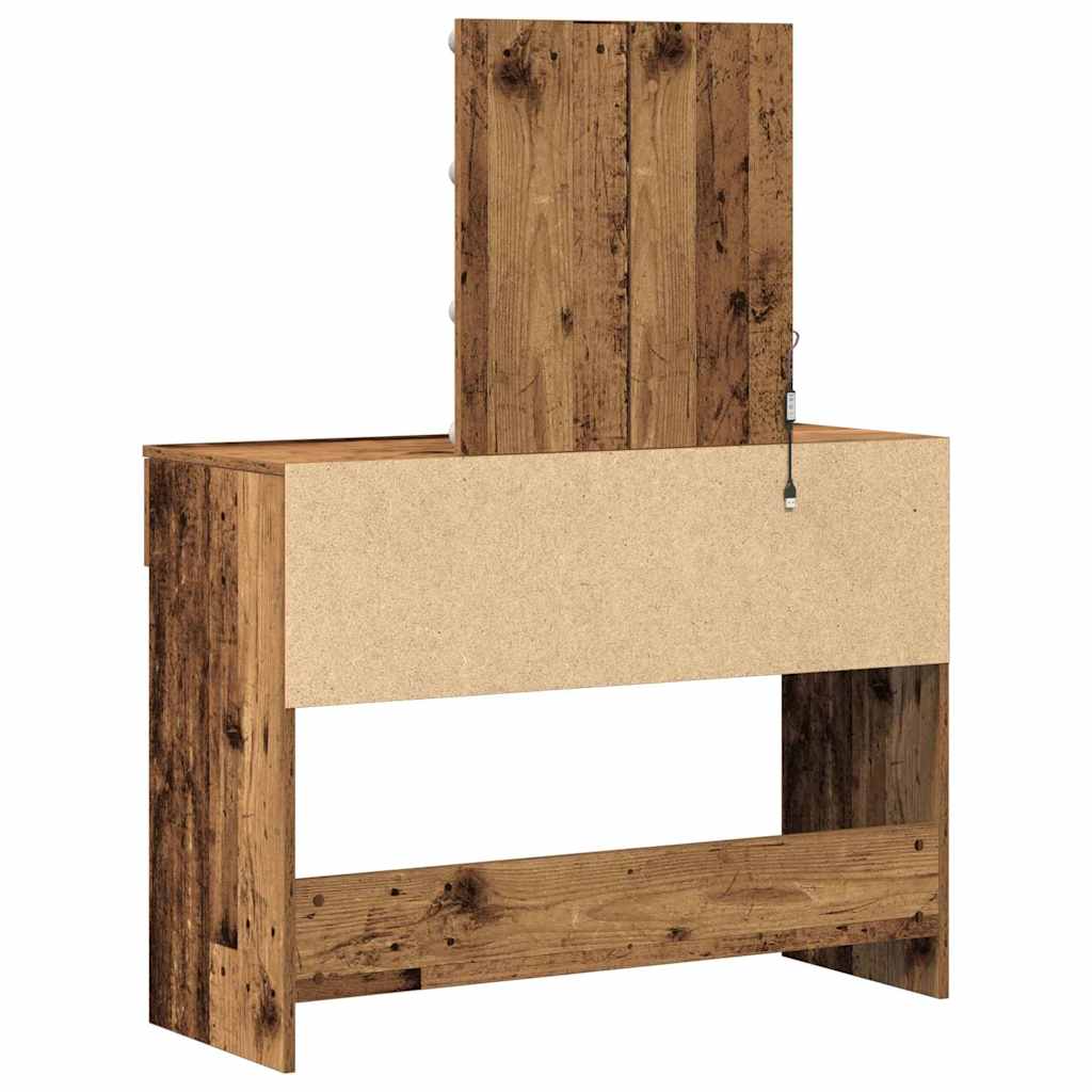 Plafondtafel met lade Oudhout 100 x 40 x 130 cm Bewerkt hout is nu te koop bij PeponiXL, paradijselijk wonen!